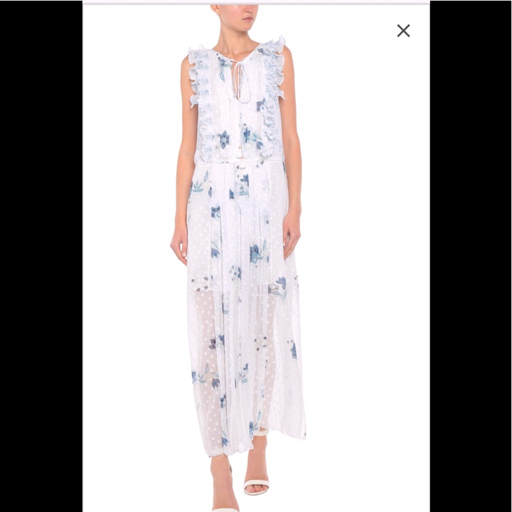 See by Chloe white floral summer dress